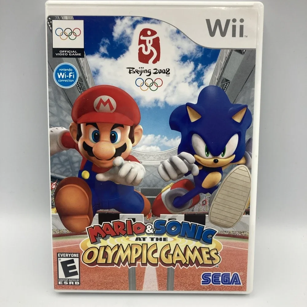 Nintendo Wii Mario & Sonic at the Olympic Games Complete with Manual